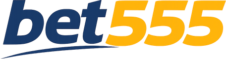 bet 555 logo on teal glass navigation bar